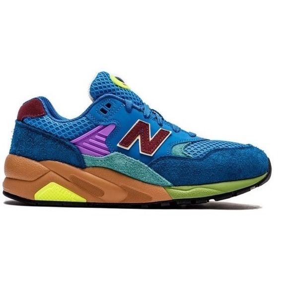 New Balance 580 Sneakers Mens 8.5 Wmns 10 Atlantic Blue Multi-Color MT580HSB NEW - Picture 9 of 12